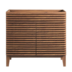 Render Walnut 36" Bathroom Vanity Cabinet - Ornate Home
