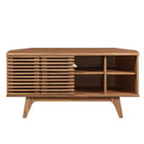 Render Walnut 46" Corner TV Stand - Ornate Home