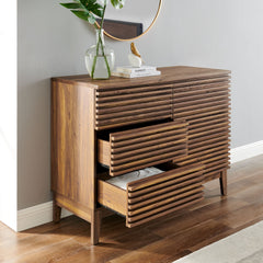 Render Walnut 47" 6-Drawer Dresser - Ornate Home