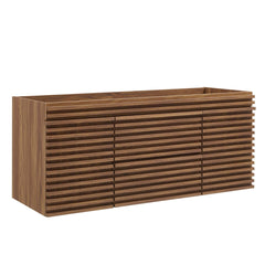 Render Walnut 48" Single Sink Compatible (Not Included) Bathroom Vanity Cabinet - Ornate Home