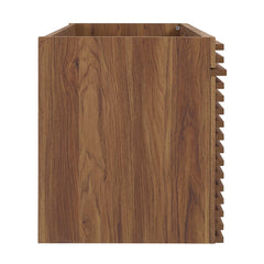 Render Walnut 48" Single Sink Compatible (Not Included) Bathroom Vanity Cabinet - Ornate Home