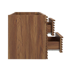 Render Walnut 48" Single Sink Compatible (Not Included) Bathroom Vanity Cabinet - Ornate Home