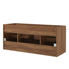 Render Walnut 48" Single Sink Compatible (Not Included) Bathroom Vanity Cabinet - Ornate Home