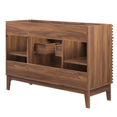 Render Walnut 48" Single Sink Compatible (not included) Bathroom Vanity Cabinet - Ornate Home