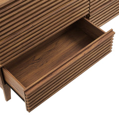 Render Walnut 63" 6-Drawer Dresser - Ornate Home