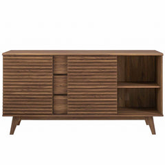 Render Walnut 63" Sideboard Buffet Table or TV Stand - Ornate Home
