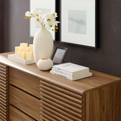 Render Walnut 63" Sideboard Buffet Table or TV Stand - Ornate Home