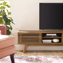 Render Walnut 70" Entertainment Center TV Stand - Ornate Home