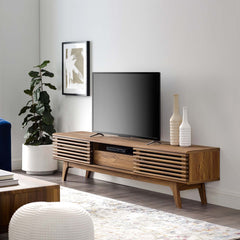 Render Walnut 70" TV Stand - Ornate Home