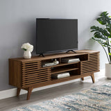 Render Walnut 71" Media Console TV Stand - Ornate Home