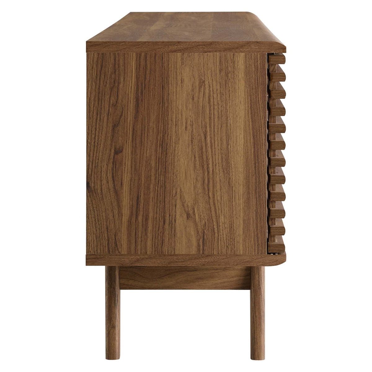 Render Walnut 71" Media Console TV Stand - Ornate Home
