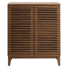 Render Walnut Bar Cabinet - 17x37.5" - Ornate Home