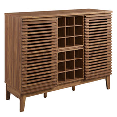 Render Walnut Bar Cabinet - 17x46" - Ornate Home