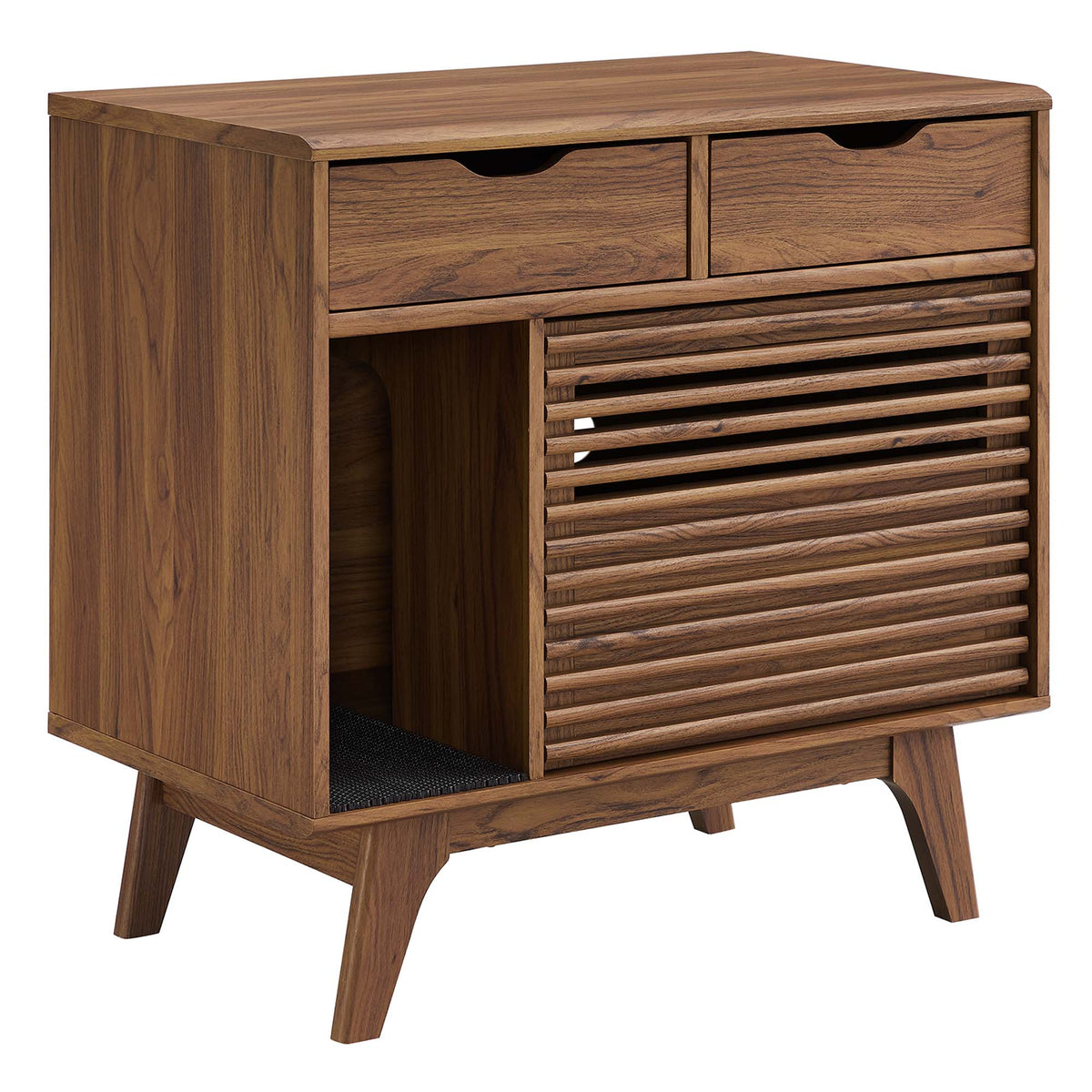 Render Walnut Cat Cabinet - Ornate Home