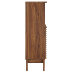 Render Walnut Freestanding Bathroom Storage Cabinet - Ornate Home