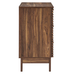 Render Walnut Large 3-Drawer Nightstand - Ornate Home