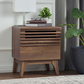 Render Walnut Nightstand - 15x19" - Ornate Home