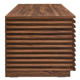 Render Walnut Storage Bench - Ornate Home