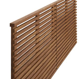 Render Walnut Wall Mount King Headboard - Ornate Home