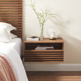 Render Walnut Wall-Mount Nightstand - Ornate Home