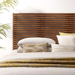 Render Walnut Wall Mount Queen Headboard - Ornate Home
