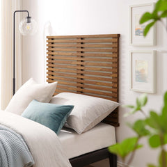 Render Walnut Wall Mount Twin Headboard - Ornate Home