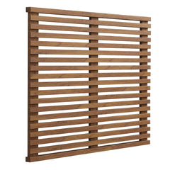 Render Walnut Wall Mount Twin Headboard - Ornate Home