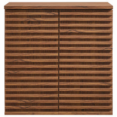 Render Walnut Wall Mounted Bathroom Cabinet - Ornate Home