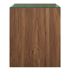Render Walnut/White 62" Wall-Mount Double Sink Bathroom Vanity - Ornate Home