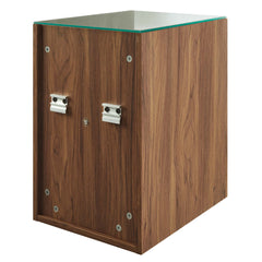Render Walnut/White 62" Wall-Mount Double Sink Bathroom Vanity - Ornate Home