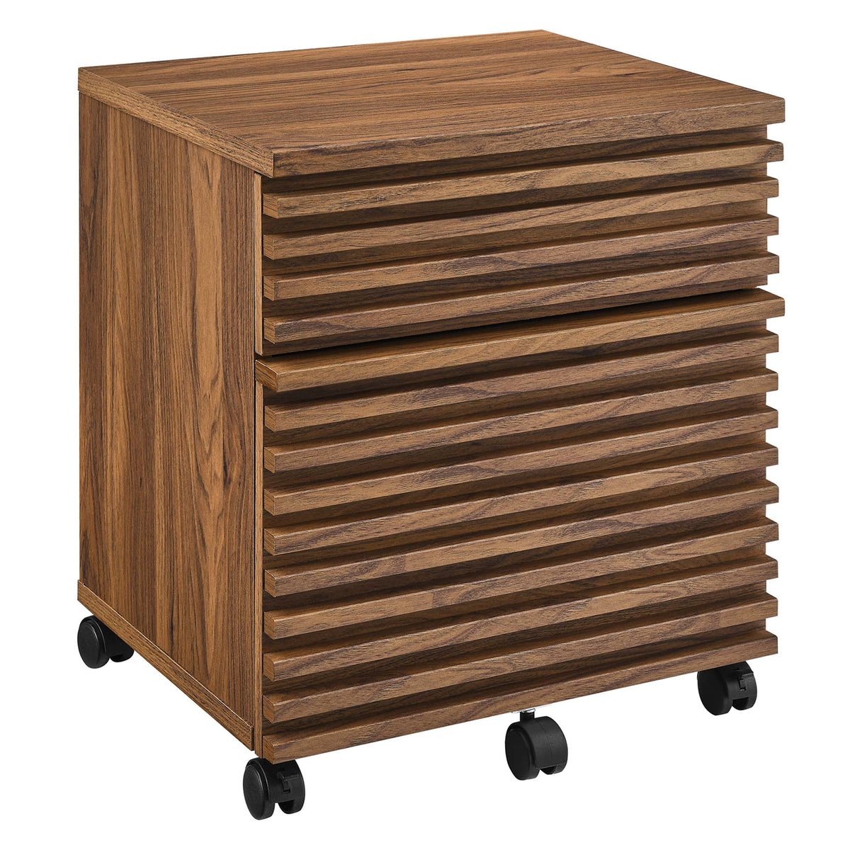 Render Walnut Wood File Cabinet - Ornate Home