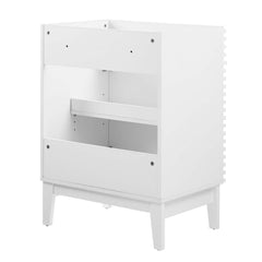 Render White 24" Bathroom Vanity Cabinet (Sink Basin Not Included) - Ornate Home
