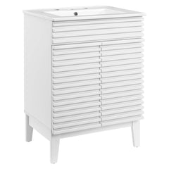 Render White 24" Bathroom Vanity - Ornate Home
