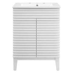 Render White 24" Bathroom Vanity - Ornate Home