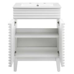 Render White 24" Bathroom Vanity - Ornate Home