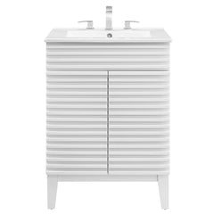 Render White 24" Bathroom Vanity - Ornate Home
