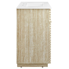 Render White 30" Bathroom Vanity With Sink - Ornate Home