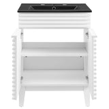 Render White/Black 24" Bathroom Vanity - Ornate Home