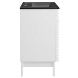 Render White/Black 24" Bathroom Vanity - Ornate Home