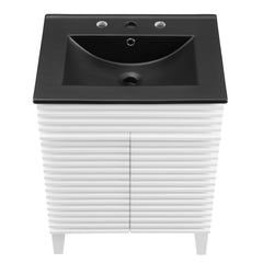 Render White/Black 24" Bathroom Vanity - Ornate Home