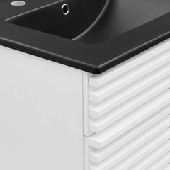 Render White/Black 24" Bathroom Vanity - Ornate Home