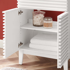 Render White/Black 24" Bathroom Vanity - Ornate Home