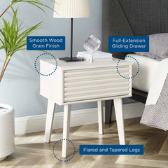 Render White End Table - Ornate Home