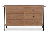 Rene Brown 6 Drawer Dresser - Ornate Home
