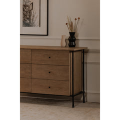 Rene Brown 6 Drawer Dresser - Ornate Home
