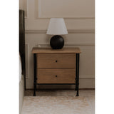 Rene Brown Nightstand - Ornate Home