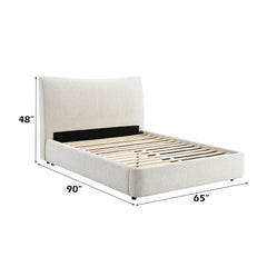 Renee Aperol Beige Queen Bed - Ornate Home