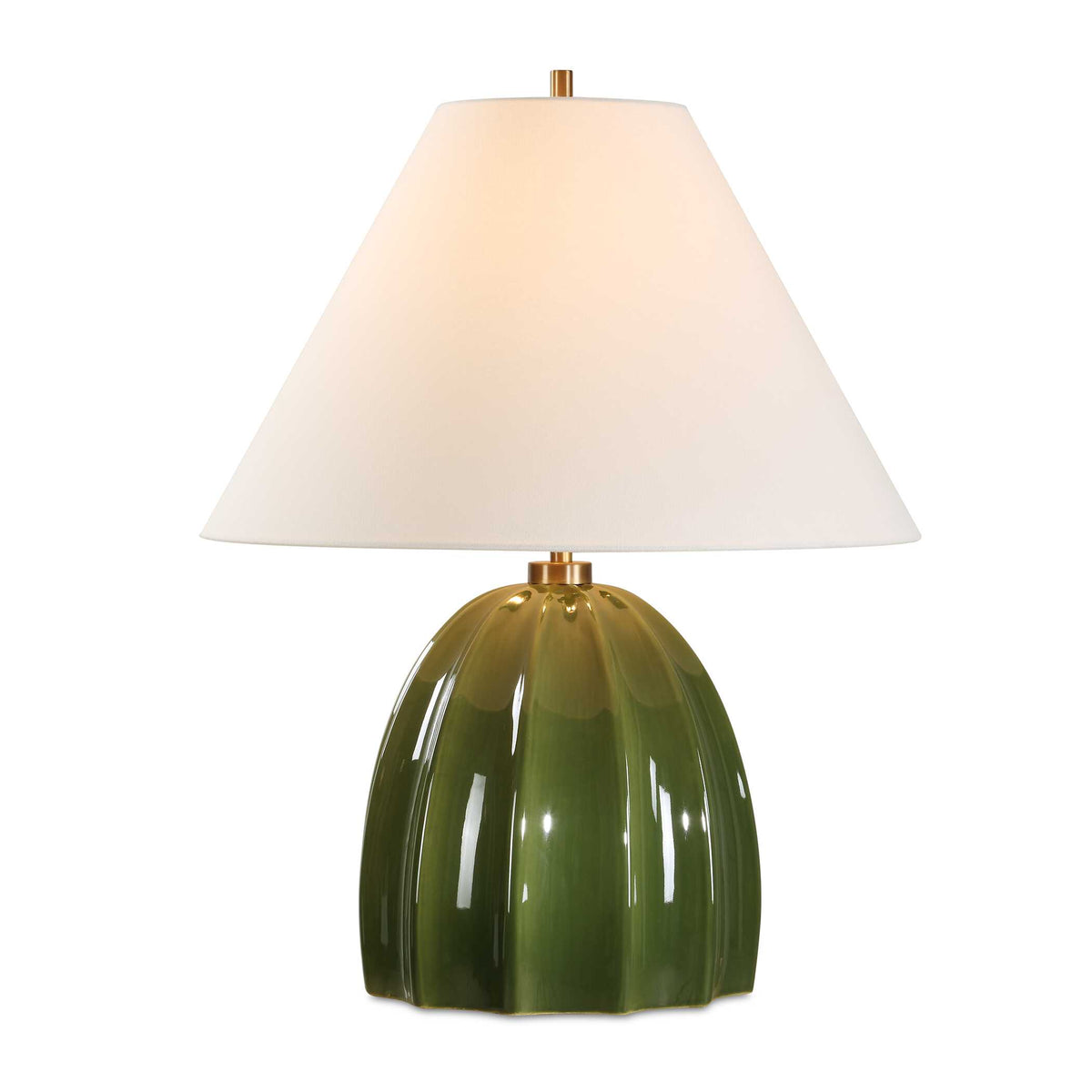 Renna Moss Green Table Lamp - Ornate Home