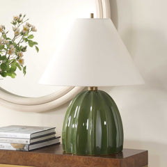 Renna Moss Green Table Lamp - Ornate Home