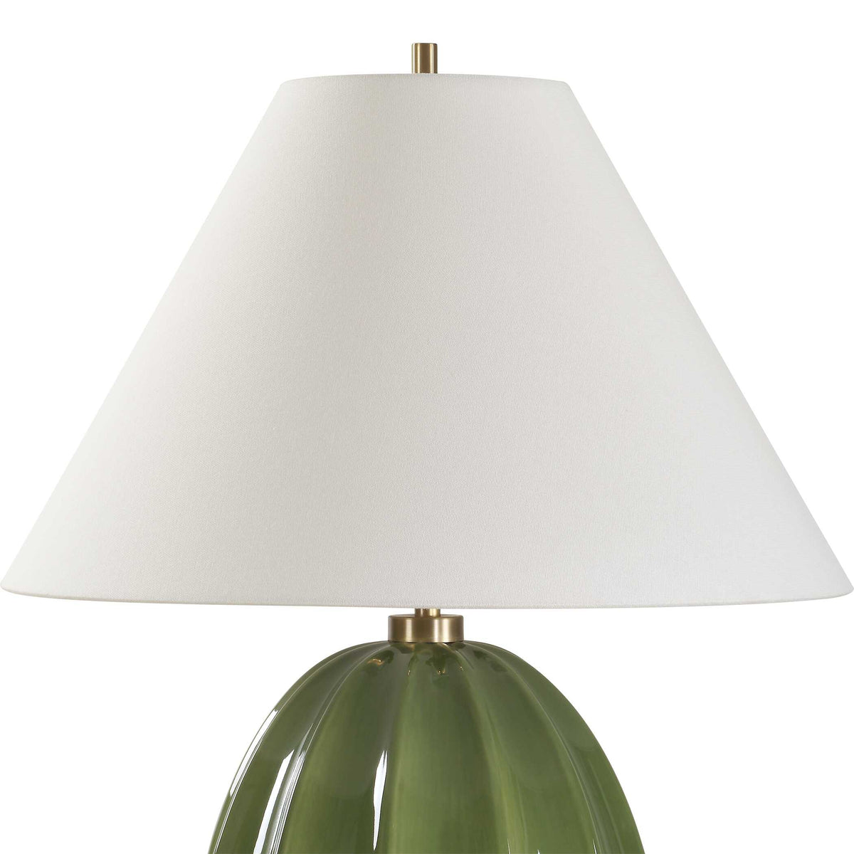 Renna Moss Green Table Lamp - Ornate Home